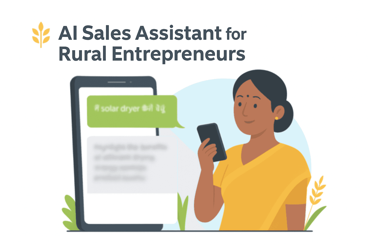 AI Sales Assistant in action
